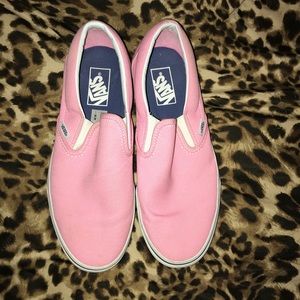 Pink Slip-On Vans